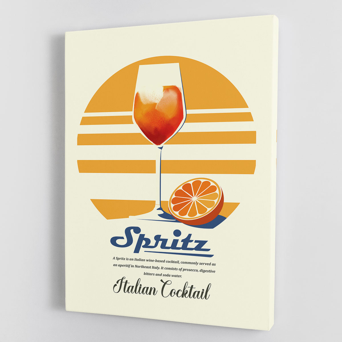 Spritz summer print Canvas Print or Poster - Canvas Art Rocks - 1