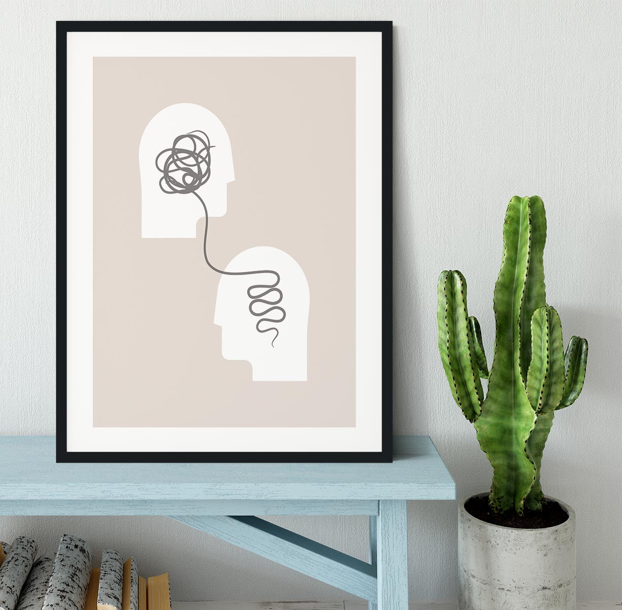 Synaptic Harmony Framed Print - Canvas Art Rocks - 1