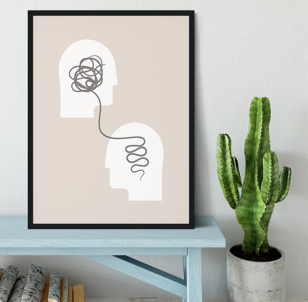 Synaptic Harmony Framed Print - Canvas Art Rocks - 2