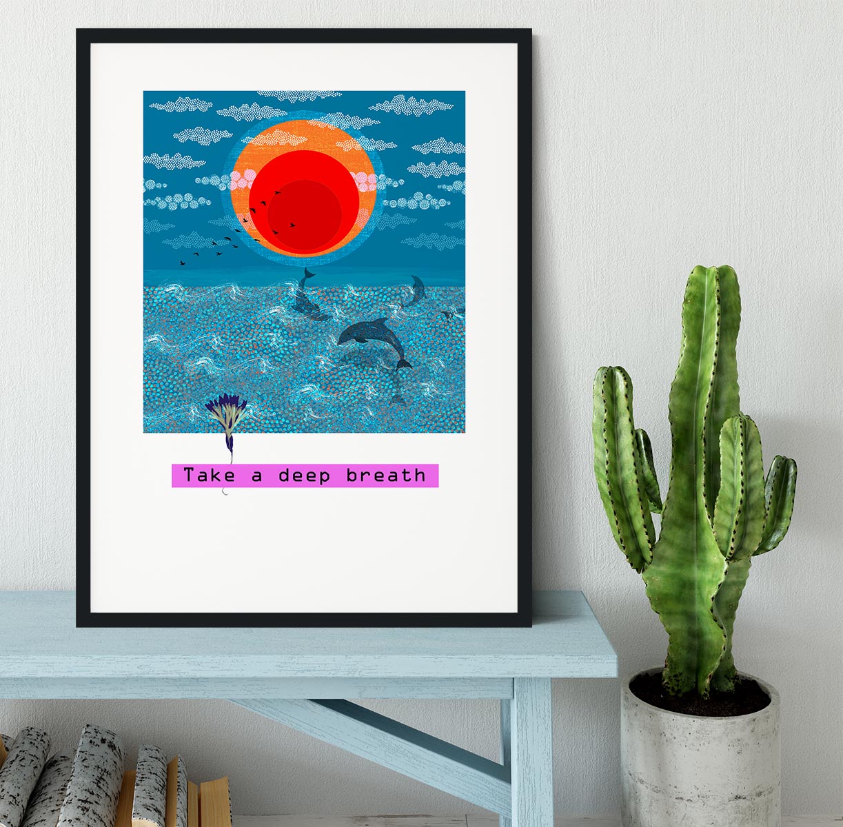 Take a deep breath Framed Print - 1x - 2