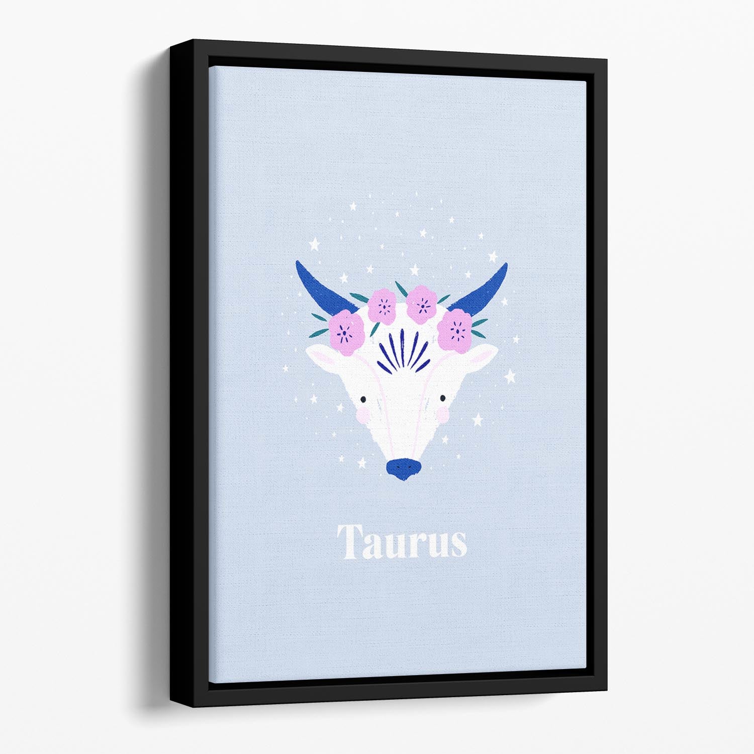 Taurus Inspiration Poster Floating Framed Canvas - Canvas Art Rocks - 1