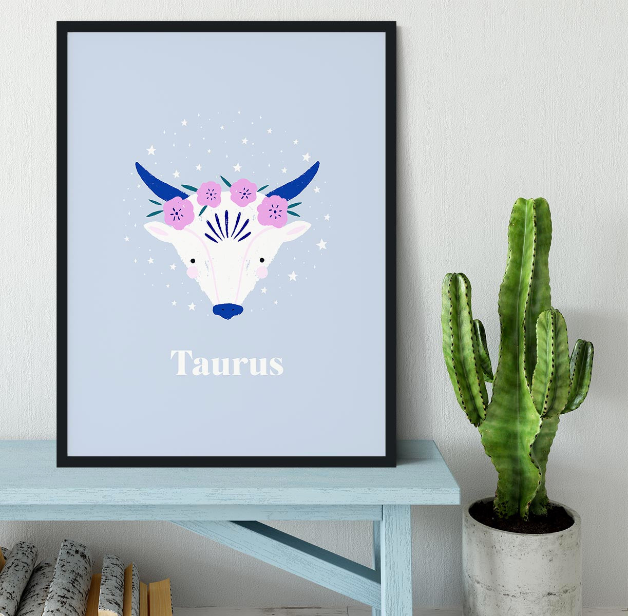 Taurus Inspiration Poster Framed Print - Canvas Art Rocks - 2