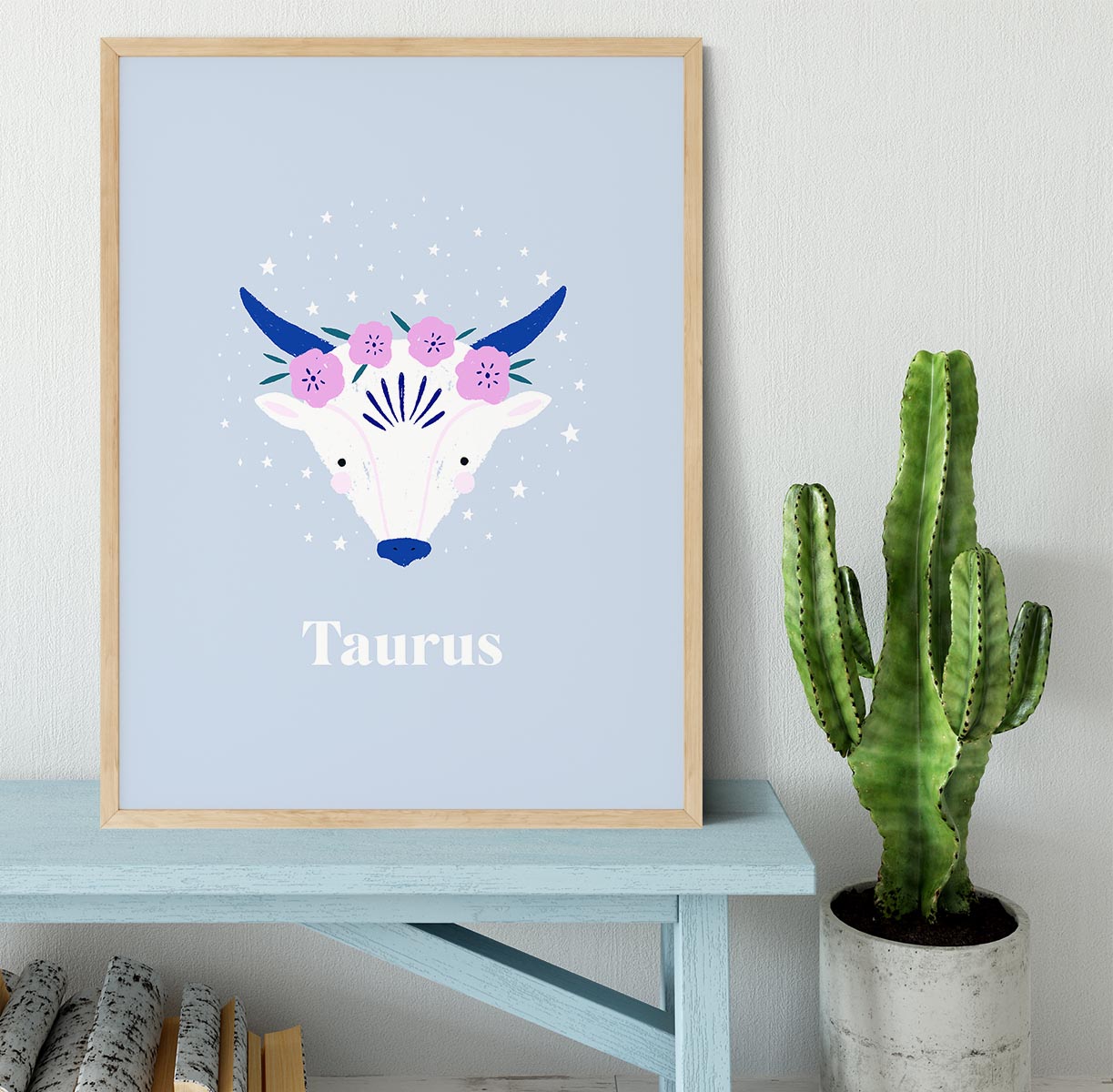 Taurus Inspiration Poster Framed Print - Canvas Art Rocks - 4