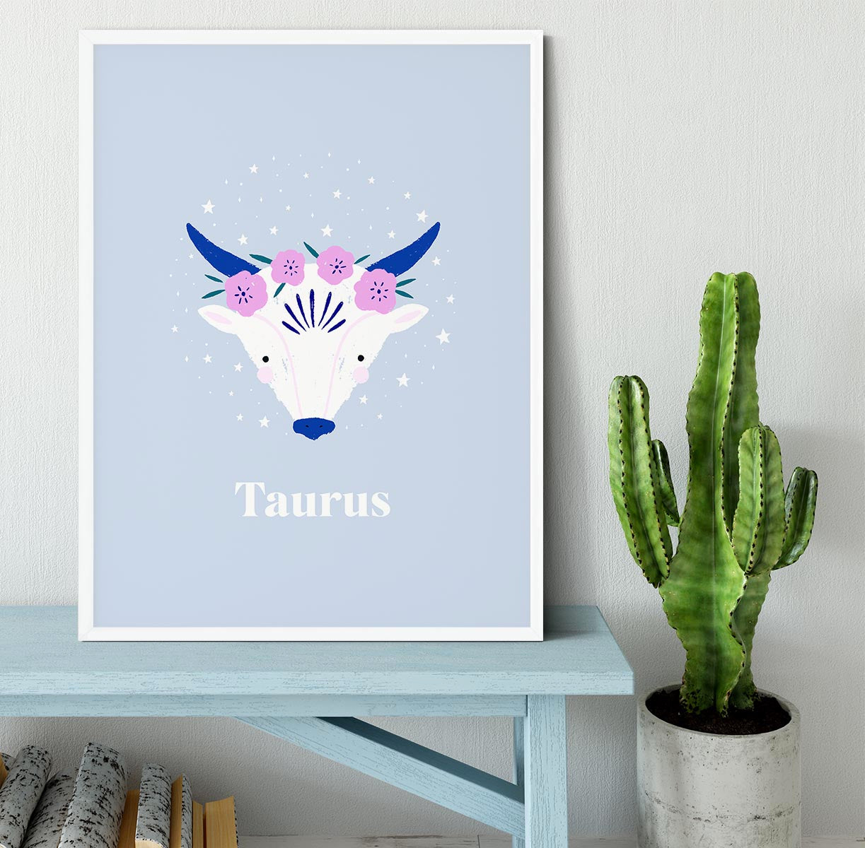 Taurus Inspiration Poster Framed Print - Canvas Art Rocks -6