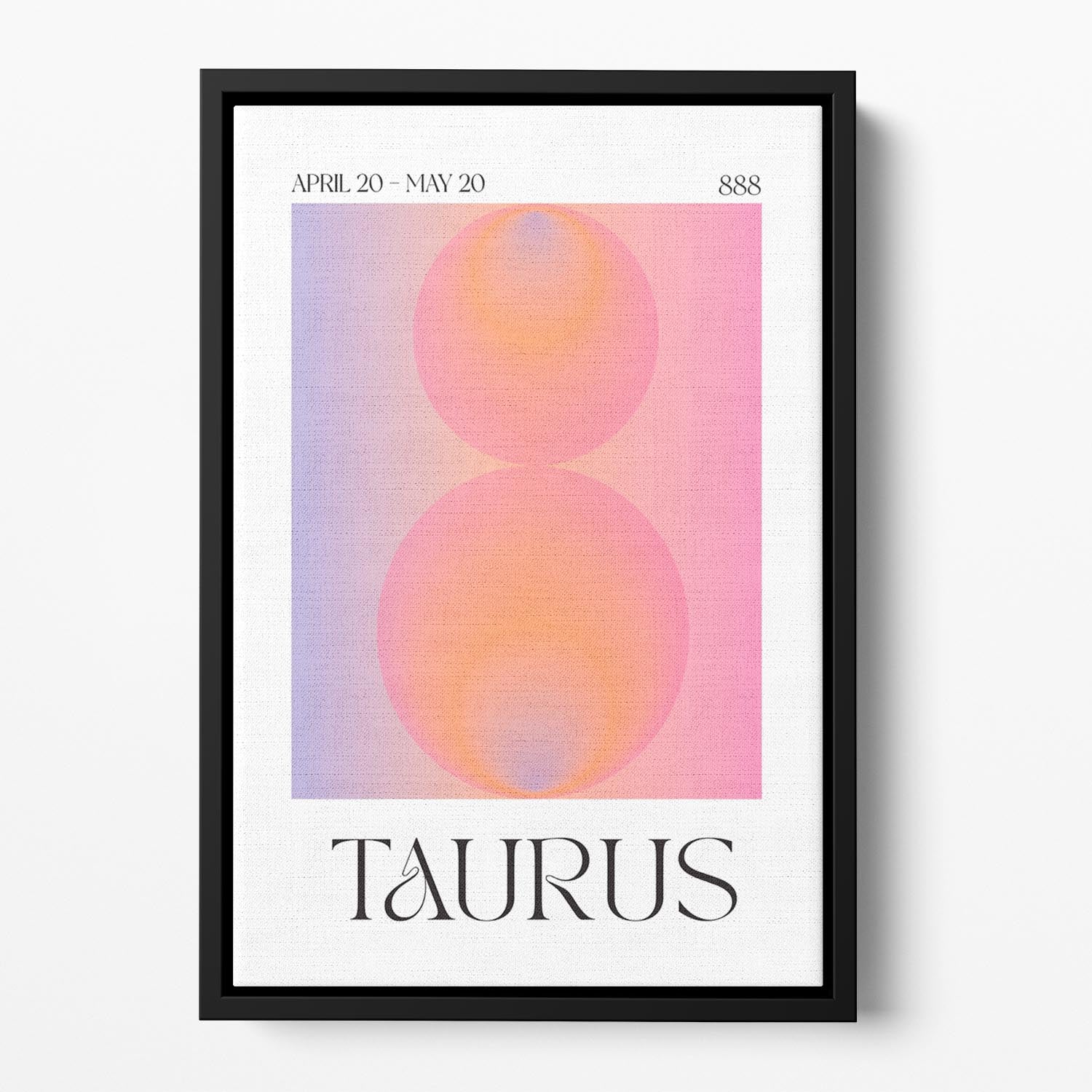 Taurus Zodiac Resilience Poster Floating Framed Canvas - Canvas Art Rocks - 2