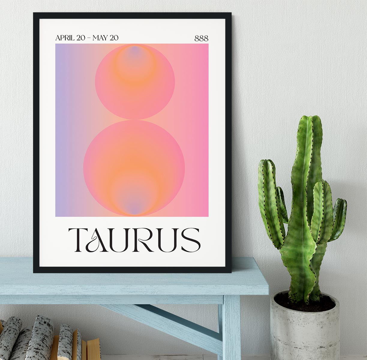 Taurus Zodiac Resilience Poster Framed Print - Canvas Art Rocks - 2