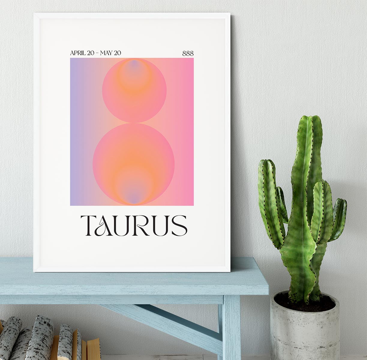 Taurus Zodiac Resilience Poster Framed Print - Canvas Art Rocks - 5