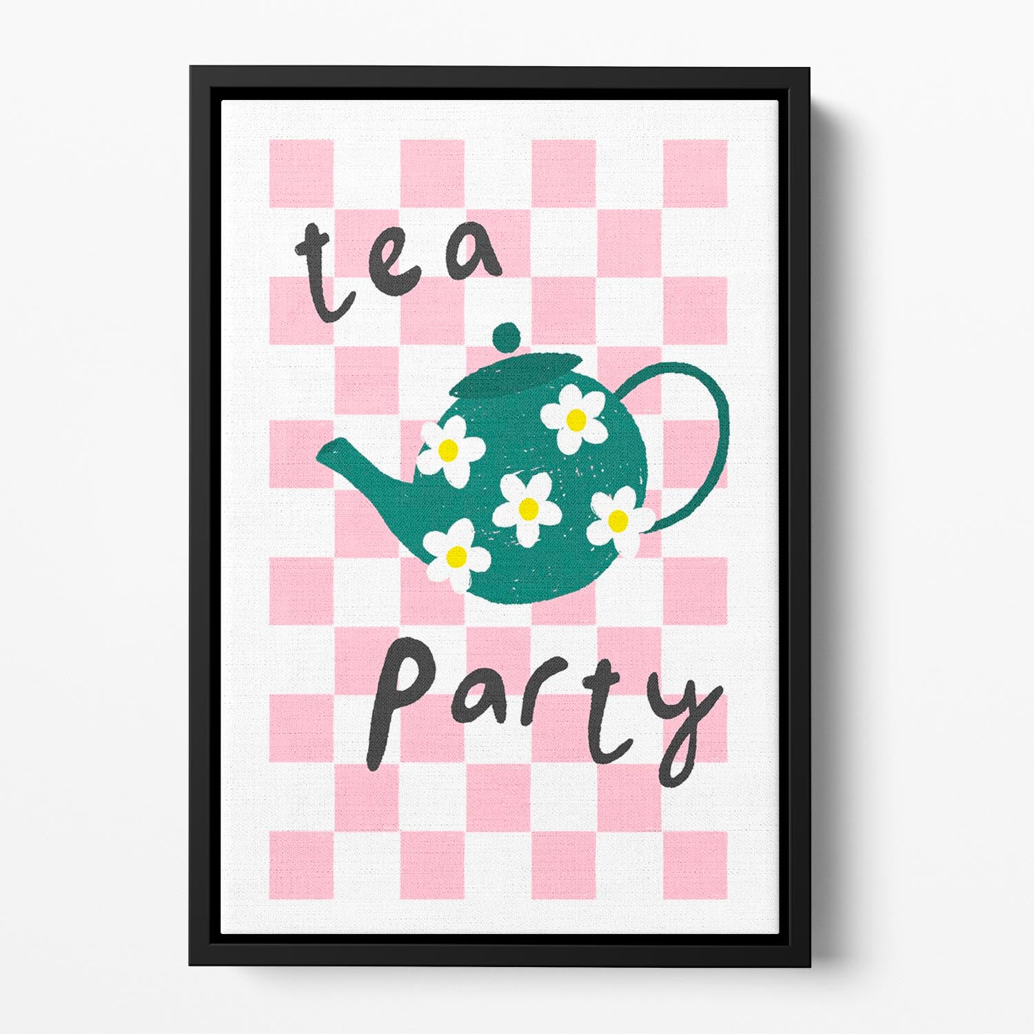 Tea Party Floating Framed Canvas - Canvas Art Rocks - 2