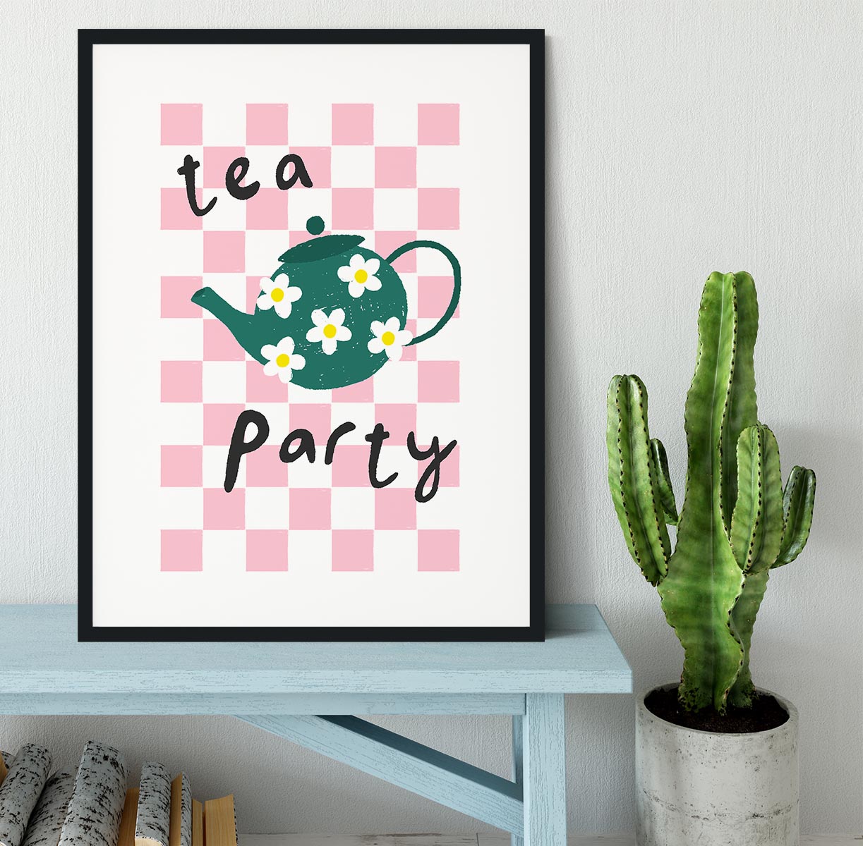 Tea Party Framed Print - Canvas Art Rocks - 1