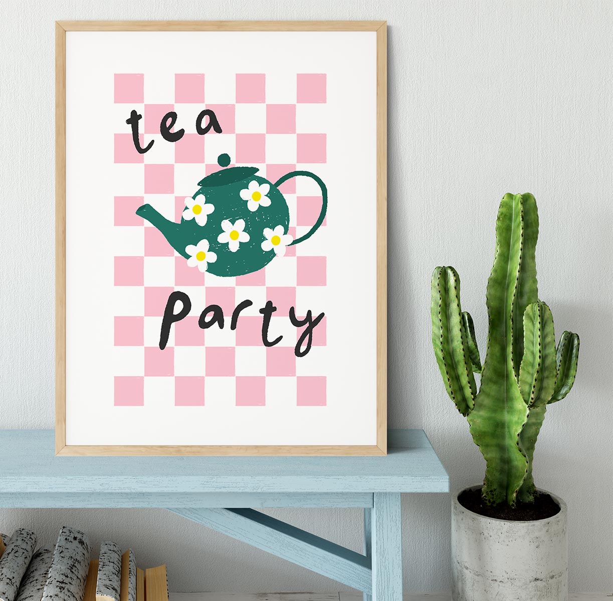 Tea Party Framed Print - Canvas Art Rocks - 3