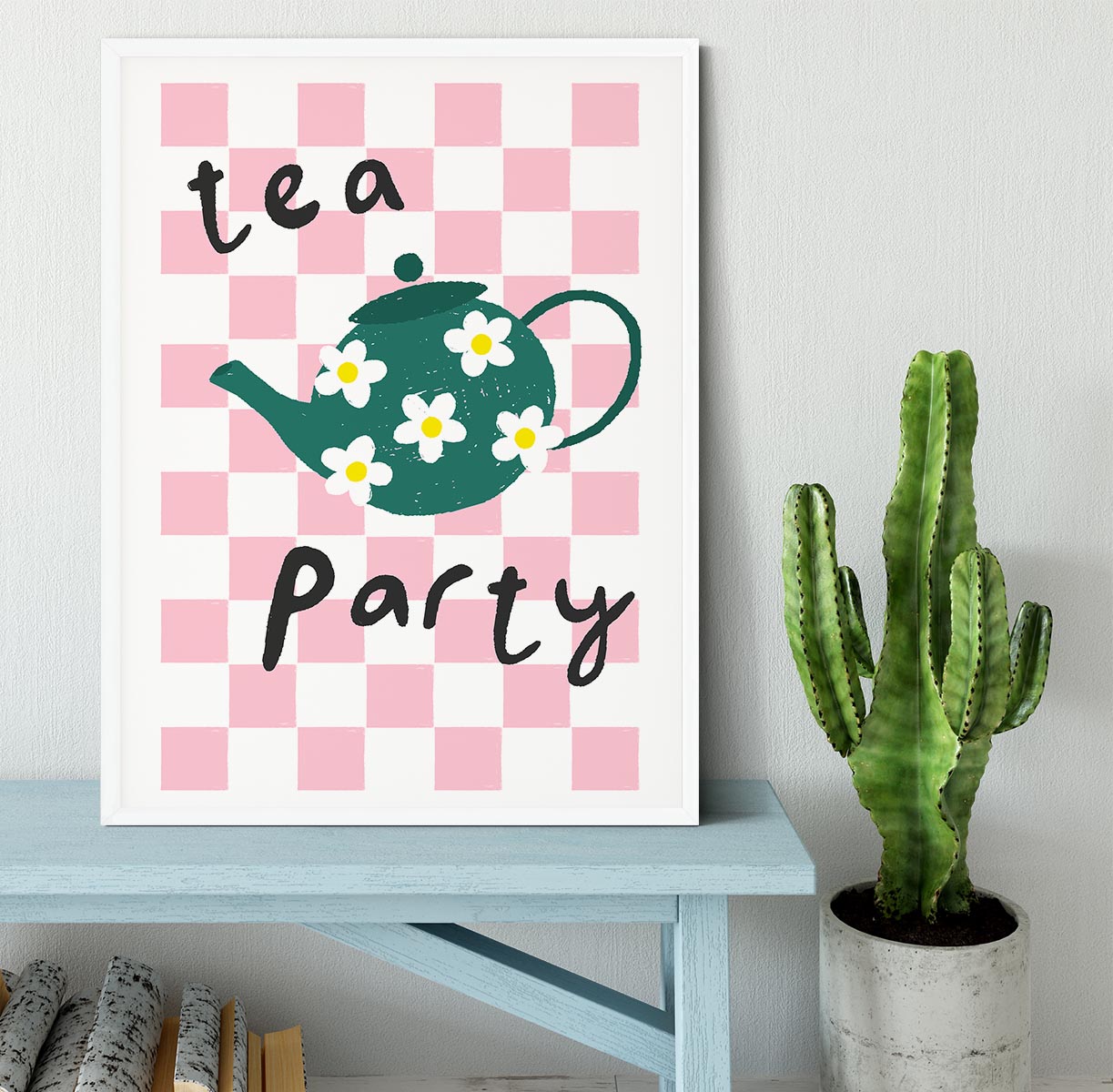 Tea Party Framed Print - Canvas Art Rocks -6