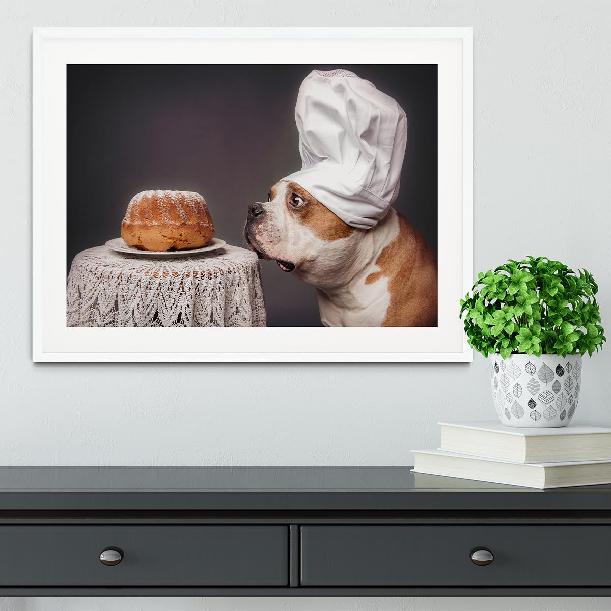 The Confectioner and his masterpiece Framed Print - 1x - 5