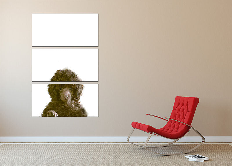 The Dog 3 Split Panel Canvas Print - 1x - 2