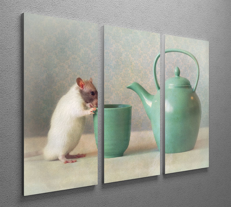 The Teapot 3 Split Panel Canvas Print - 1x - 2