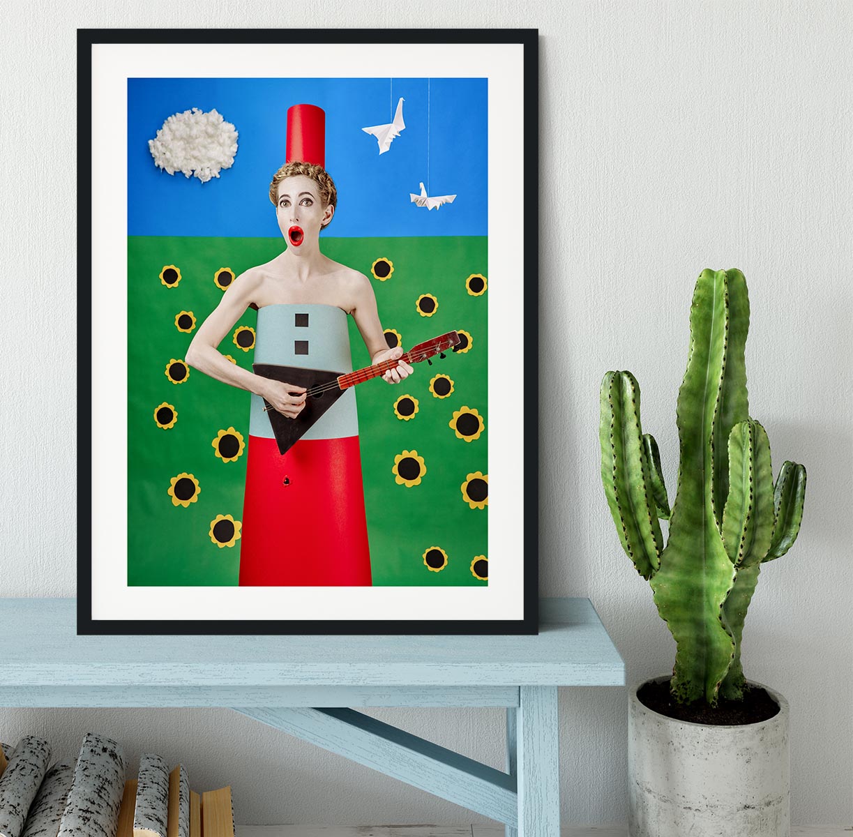 The balalaika singer Framed Print - 1x - 1