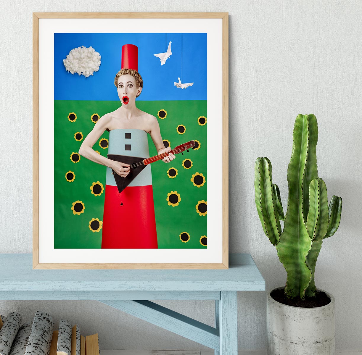 The balalaika singer Framed Print - 1x - 3