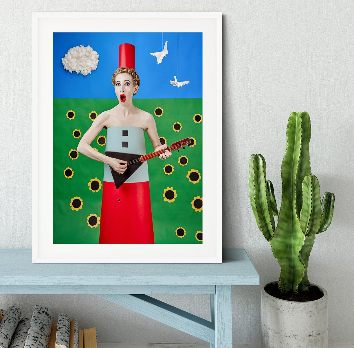 The balalaika singer Framed Print - 1x - 5