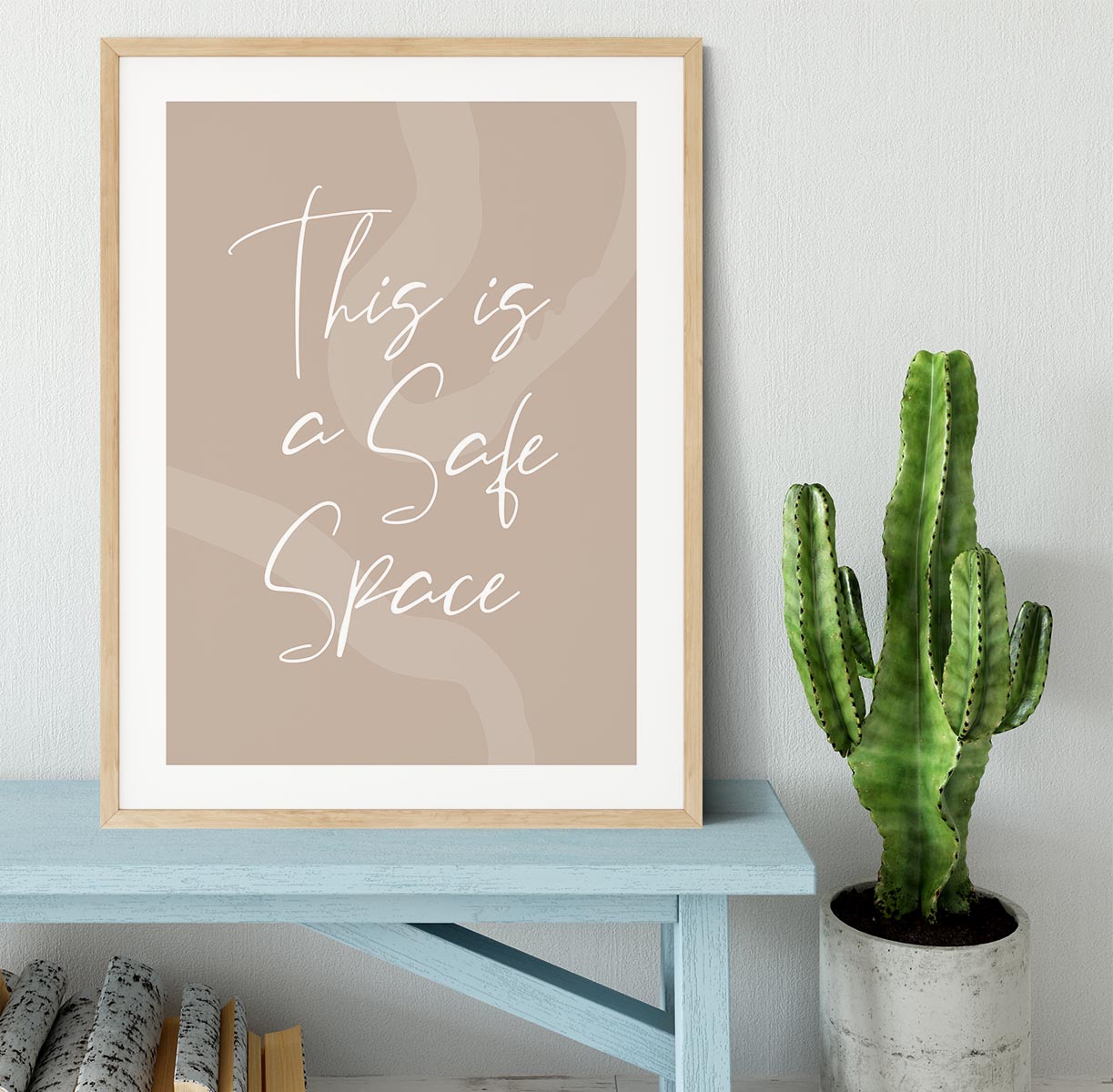 This Is a Safe Space Framed Print - Canvas Art Rocks - 3