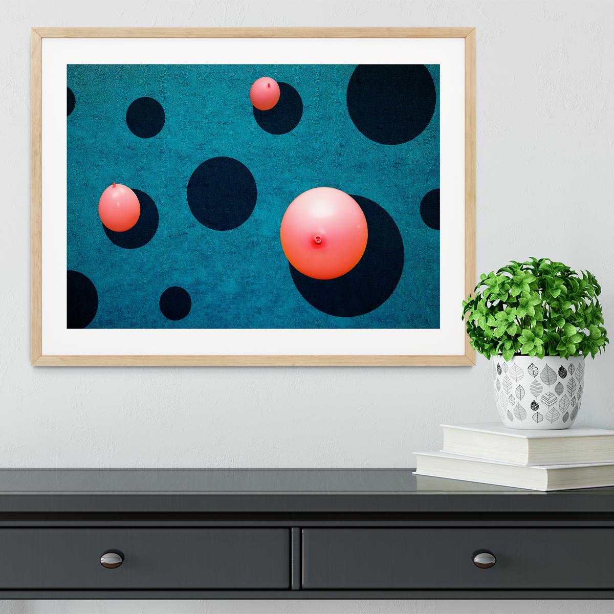 Three balloons Framed Print - 1x - 3