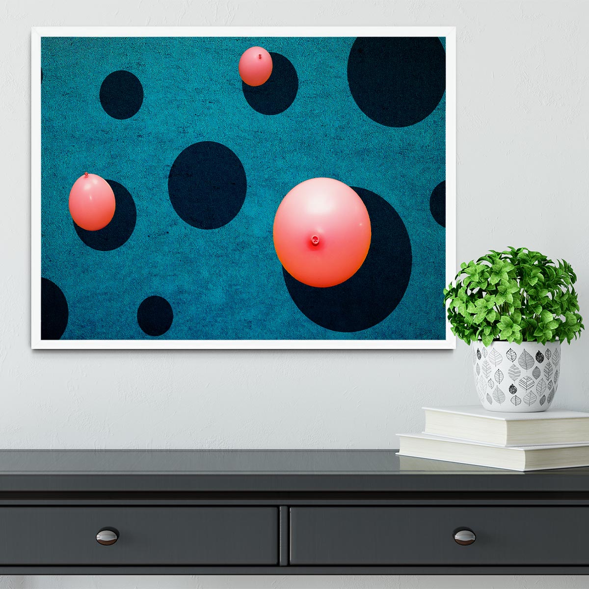 Three balloons Framed Print - 1x -6