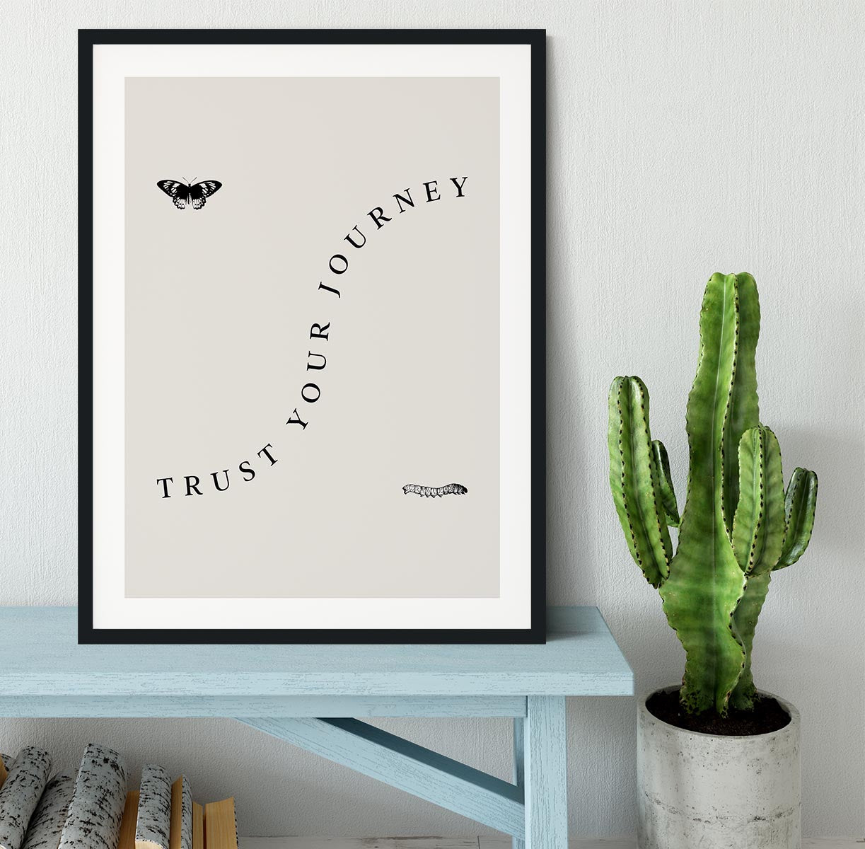 Trust Your Journey Framed Print - Canvas Art Rocks - 2