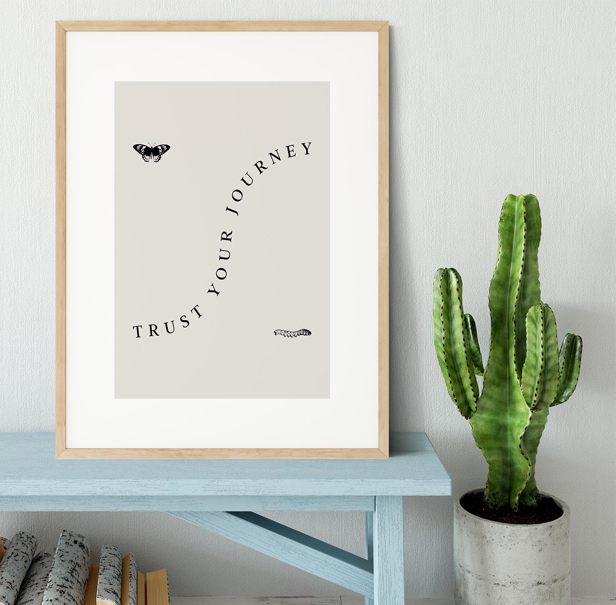 Trust Your Journey Framed Print - Canvas Art Rocks - 3
