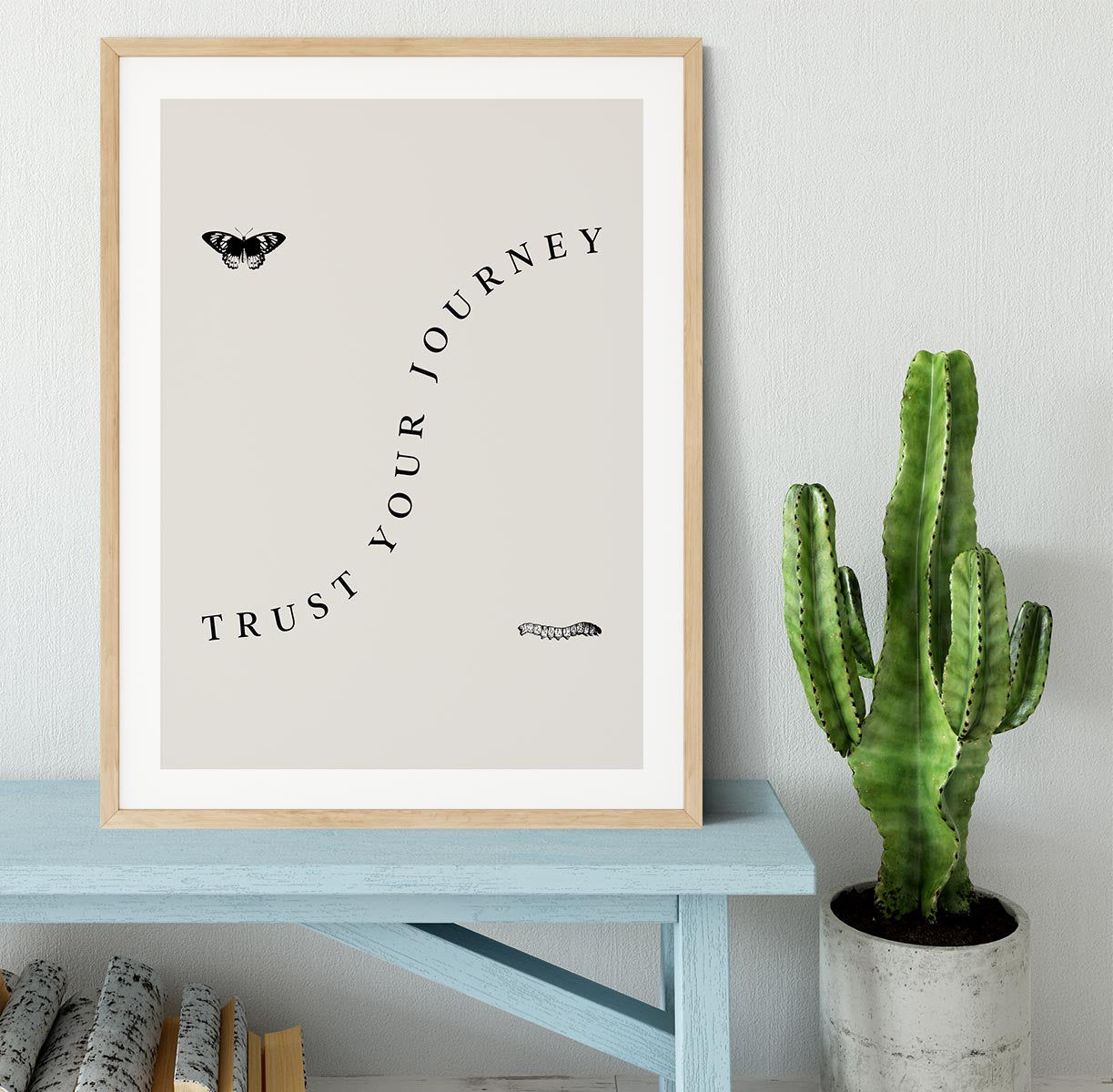 Trust Your Journey Framed Print - Canvas Art Rocks - 4