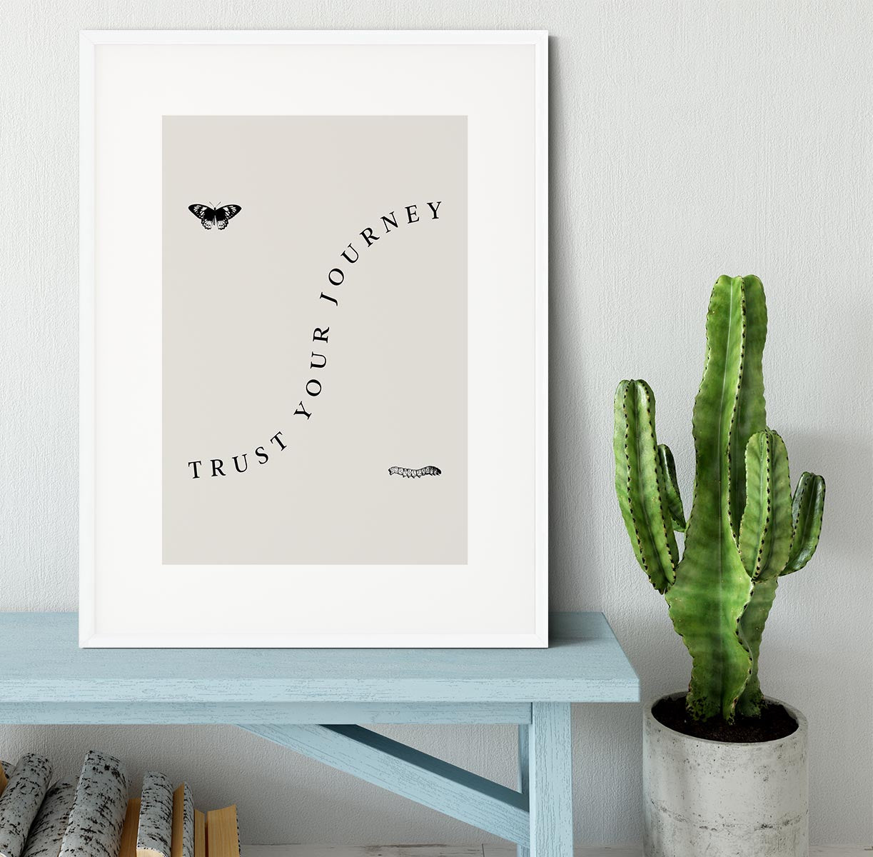 Trust Your Journey Framed Print - Canvas Art Rocks - 5