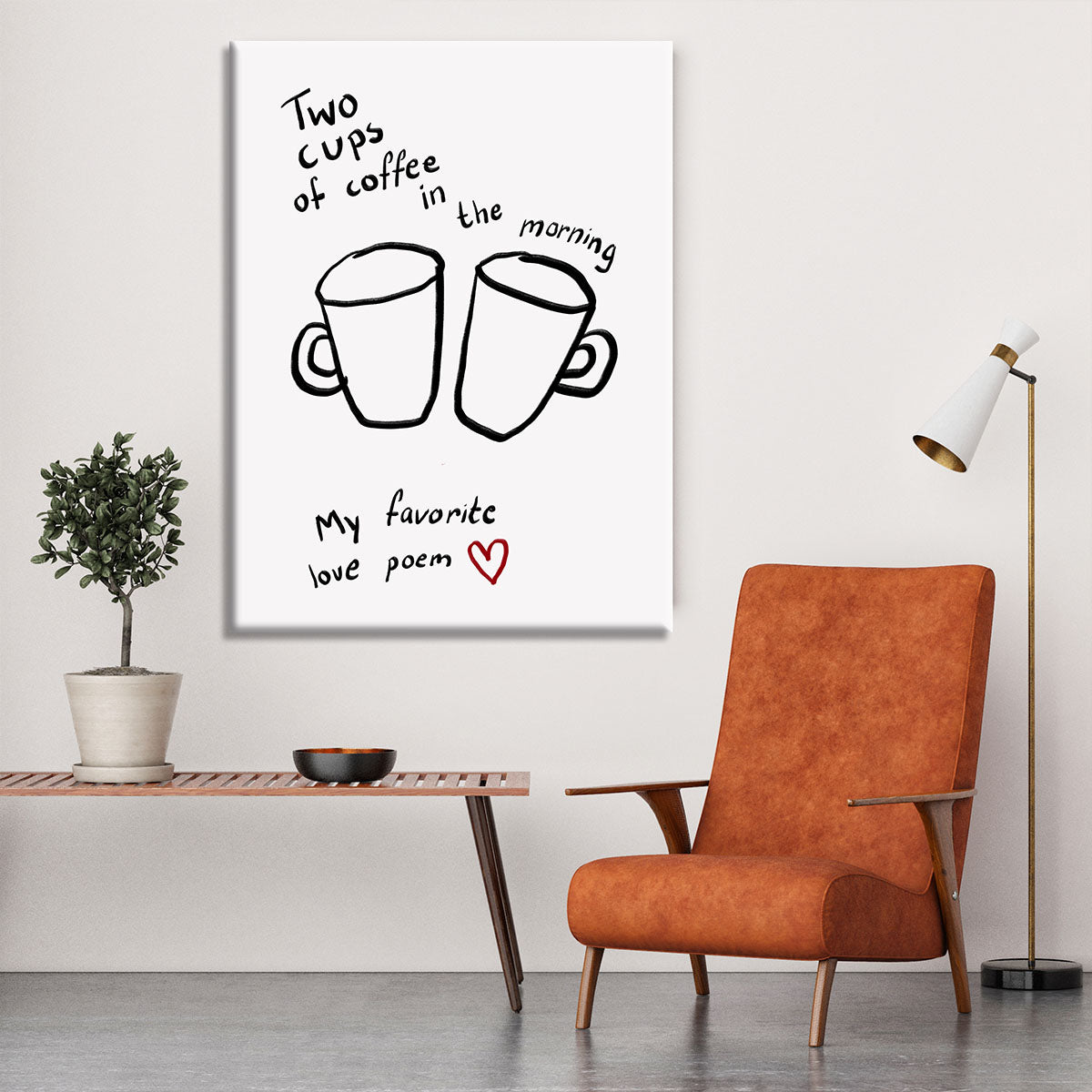 Two Cups Canvas Print or Poster - Canvas Art Rocks - 6