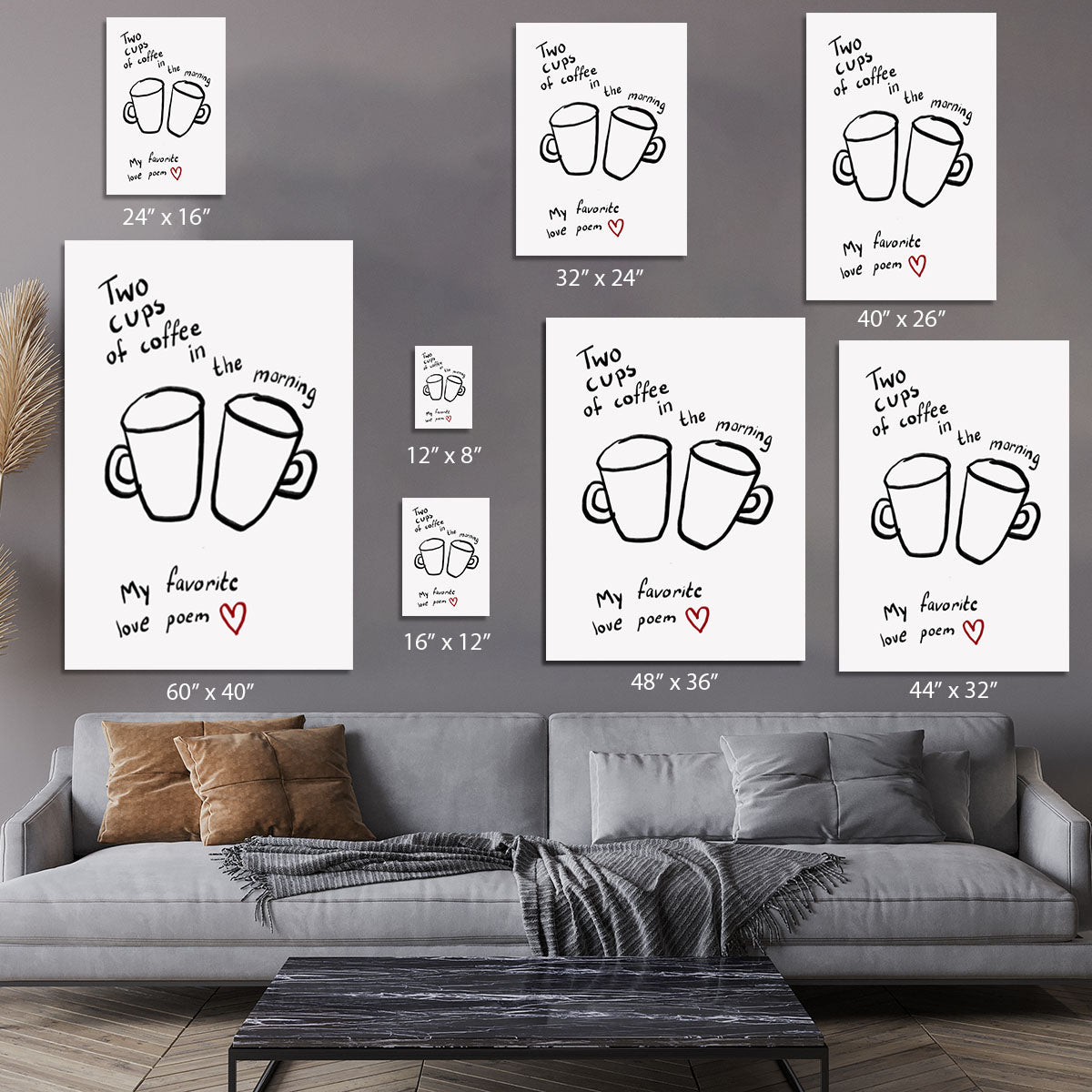 Two Cups Canvas Print or Poster - Canvas Art Rocks - 7