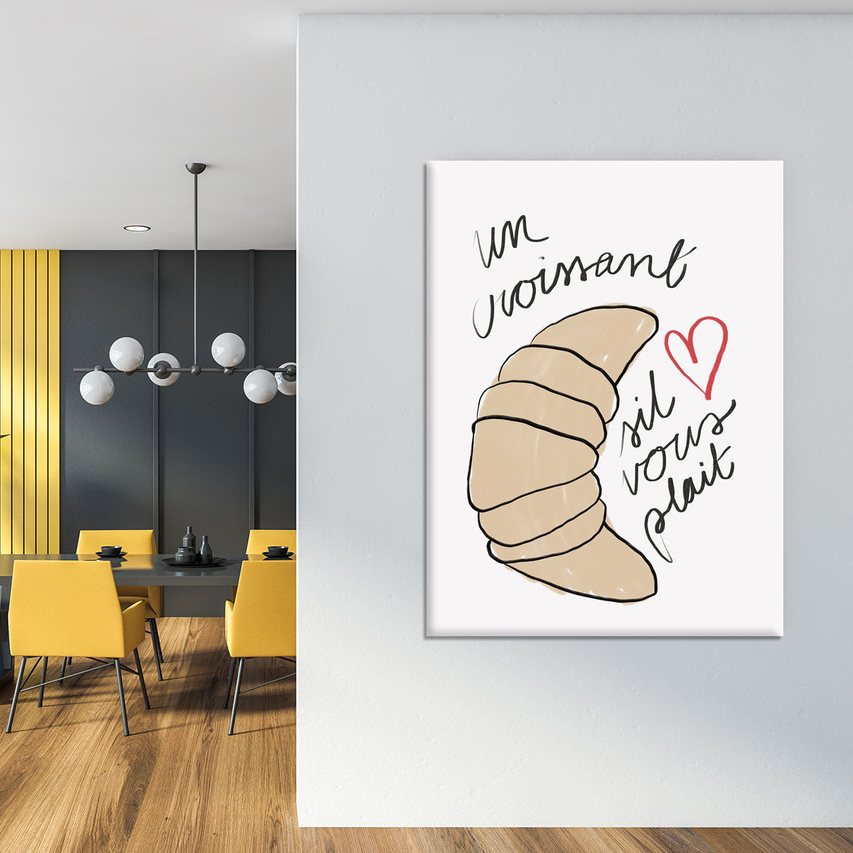 Un Croissant Canvas Print or Poster - Canvas Art Rocks - 4