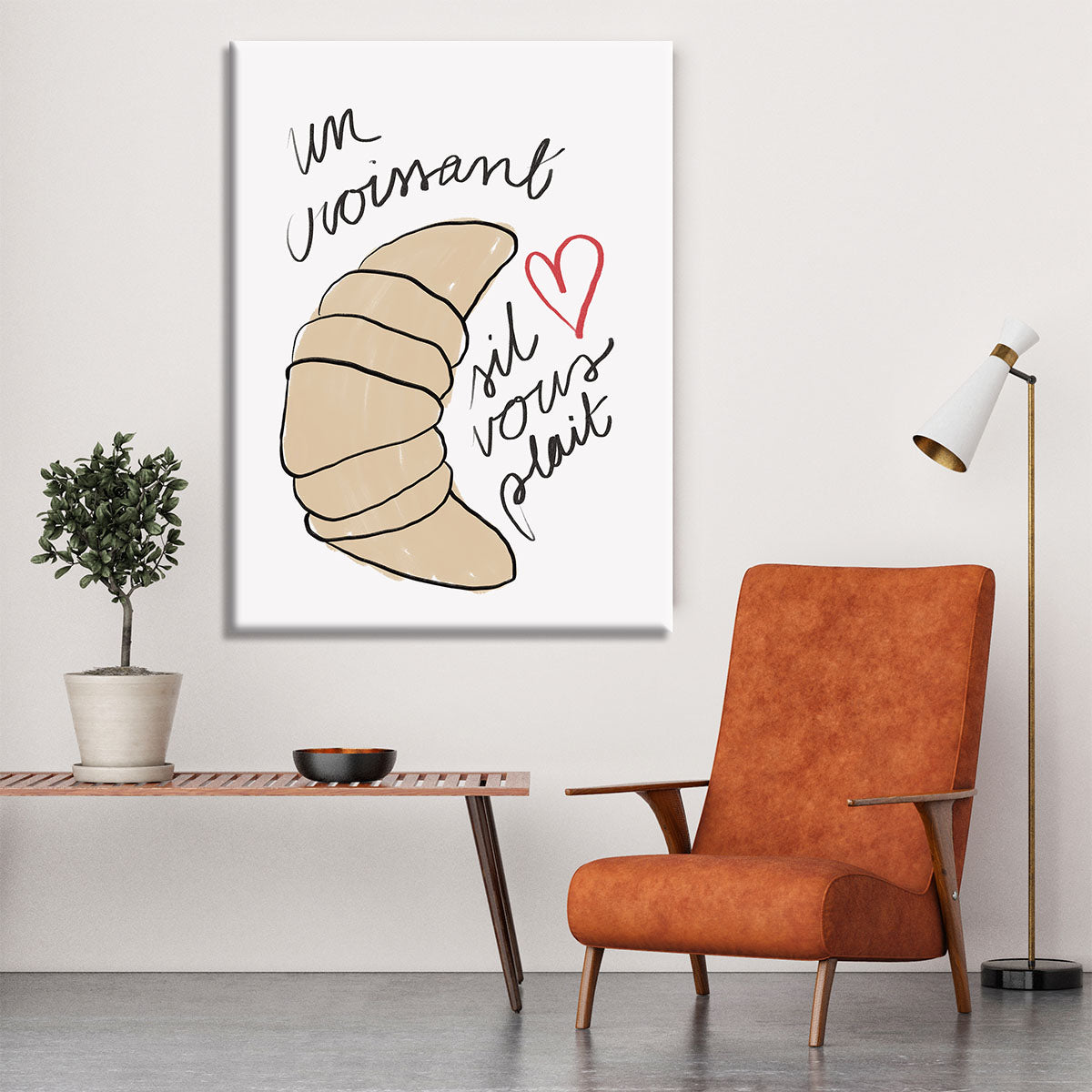 Un Croissant Canvas Print or Poster - Canvas Art Rocks - 6