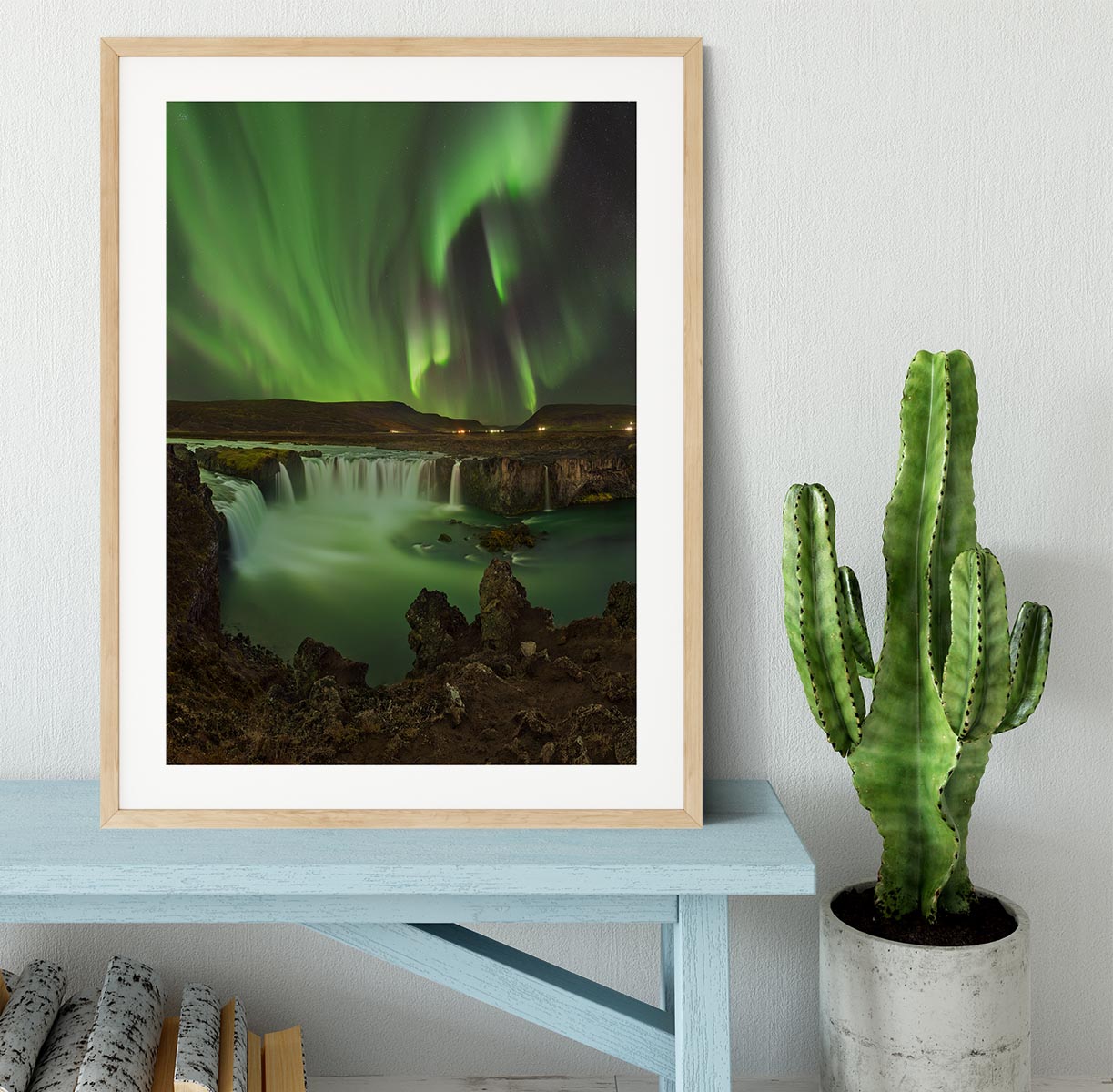 Waterfall of Gods Framed Print - Canvas Art Rocks - 3