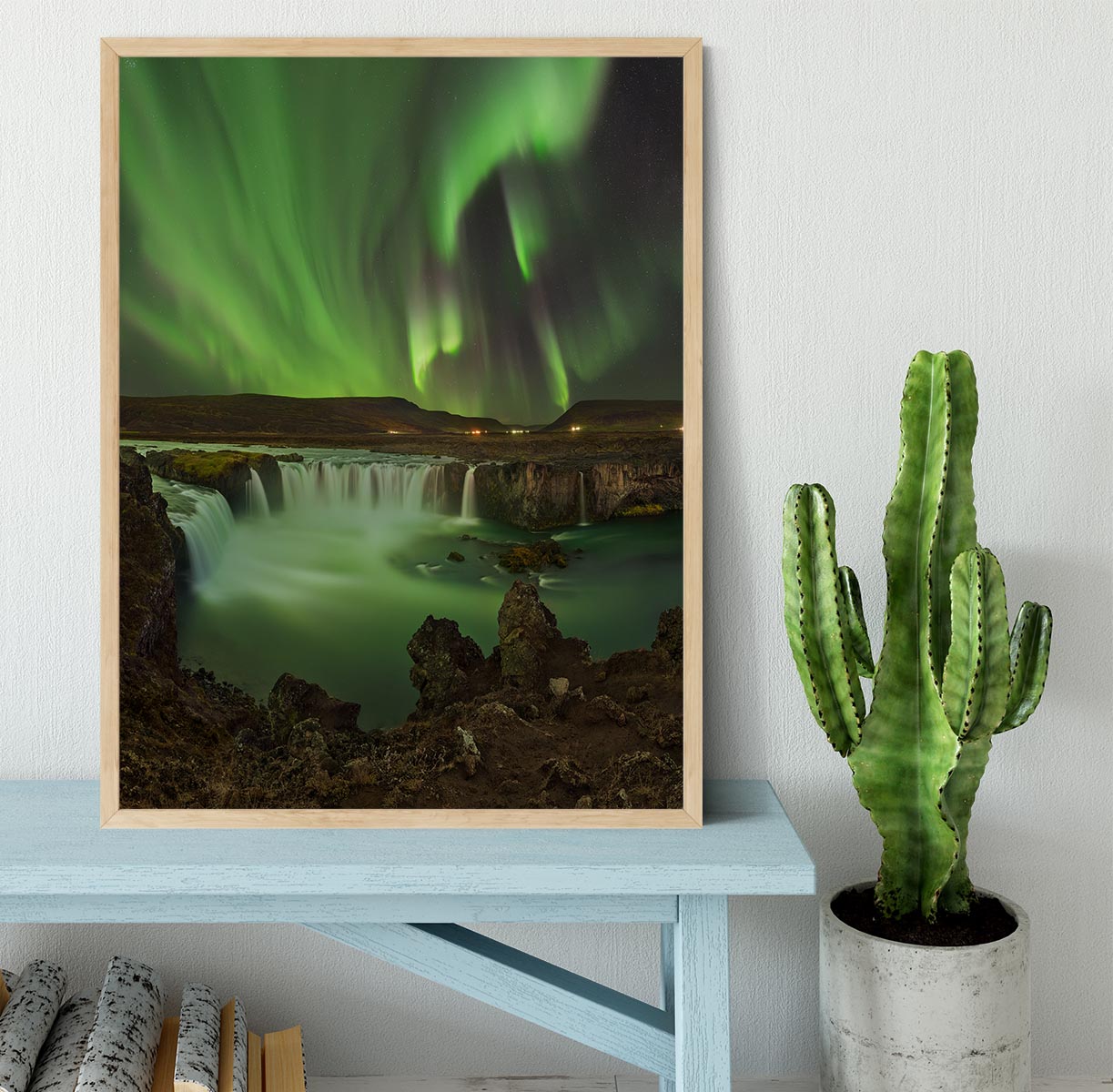 Waterfall of Gods Framed Print - Canvas Art Rocks - 4