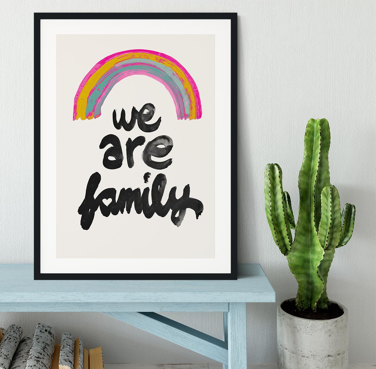 We Are Family Framed Print - 1x - 1