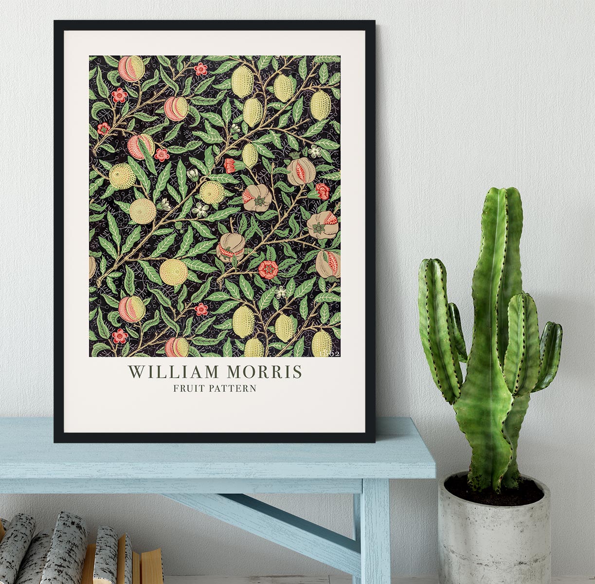 William Morris Fruit Pattern Framed Print - Canvas Art Rocks - 2