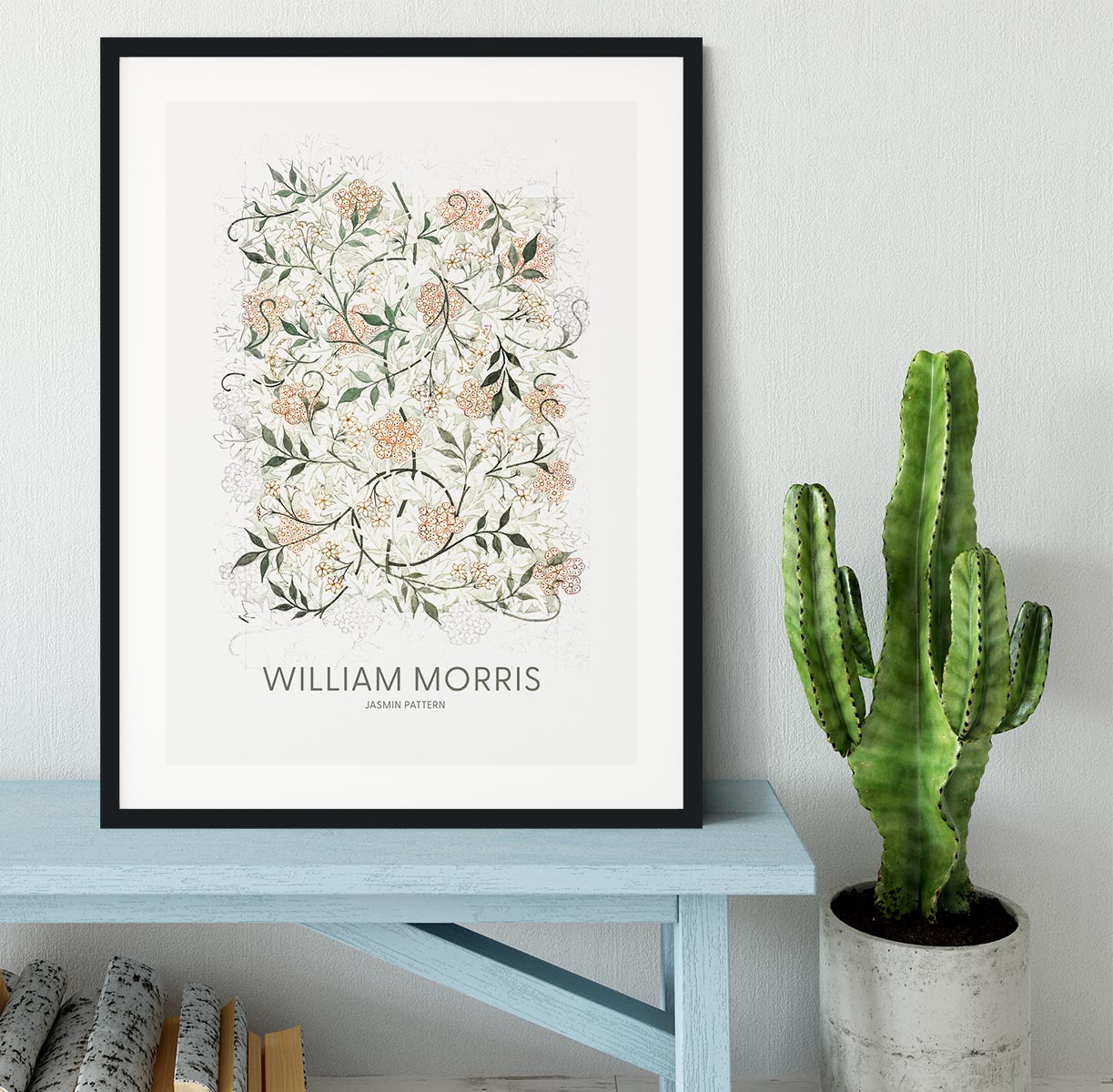 William Morris Jasmine Framed Print - Canvas Art Rocks - 1