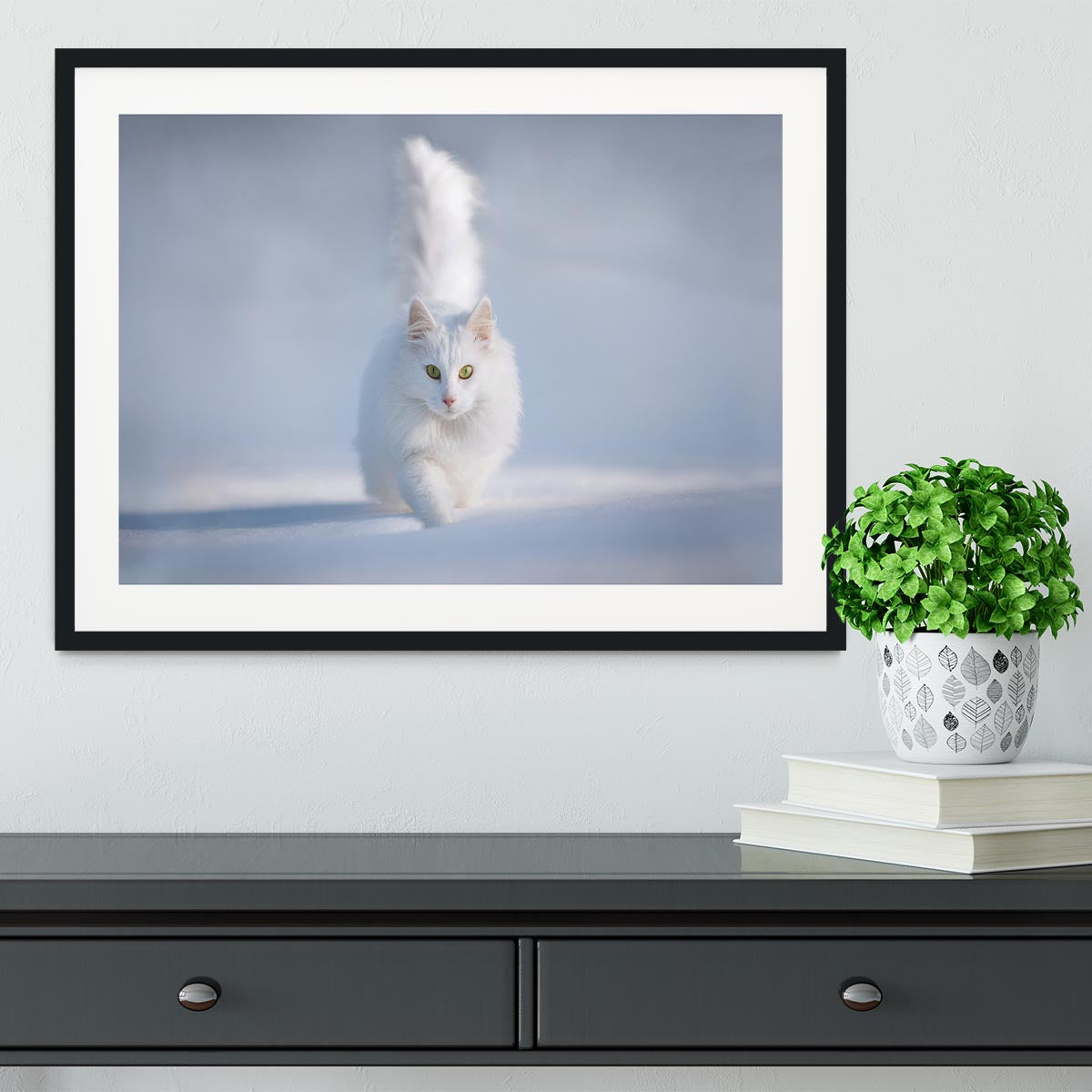 Yellow Eyes Framed Print - 1x - 1