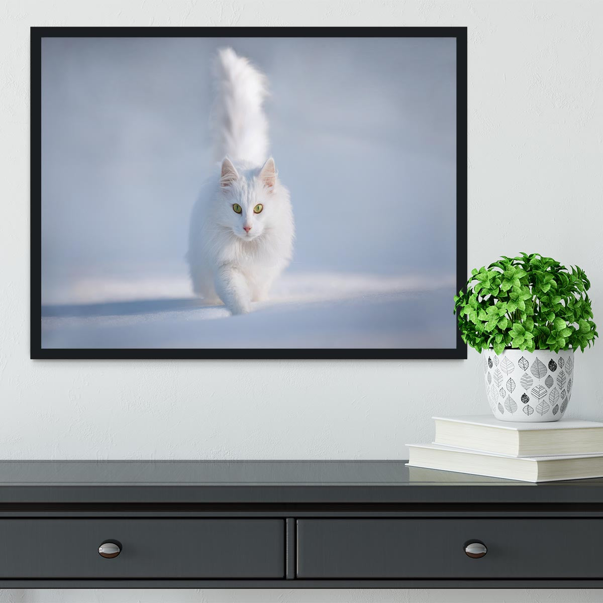 Yellow Eyes Framed Print - 1x - 2