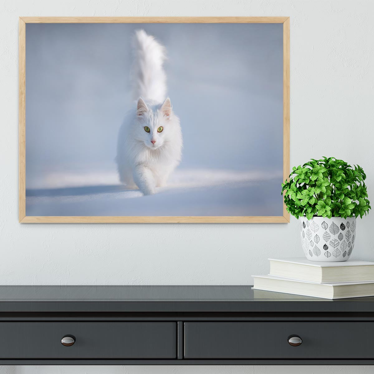 Yellow Eyes Framed Print - 1x - 4