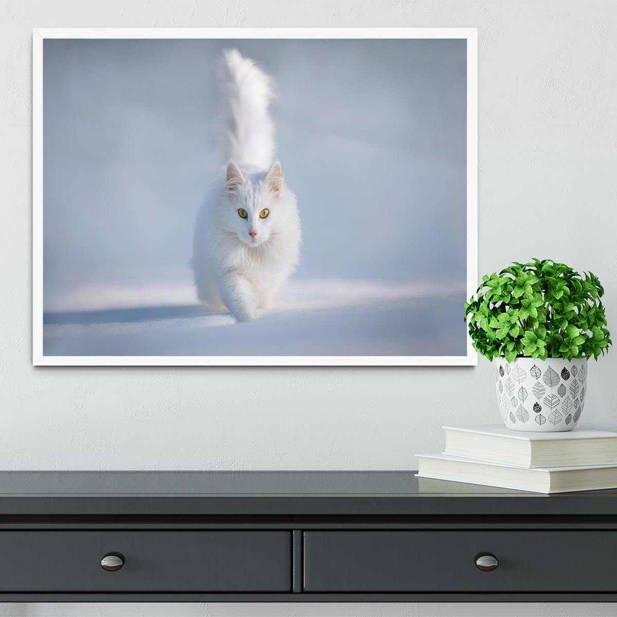 Yellow Eyes Framed Print - 1x -6