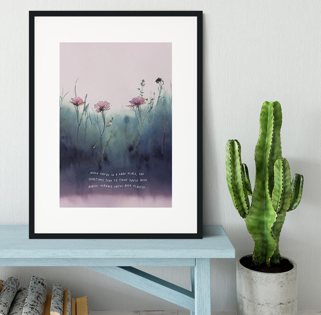 You Are Planted Framed Print - Canvas Art Rocks - 1