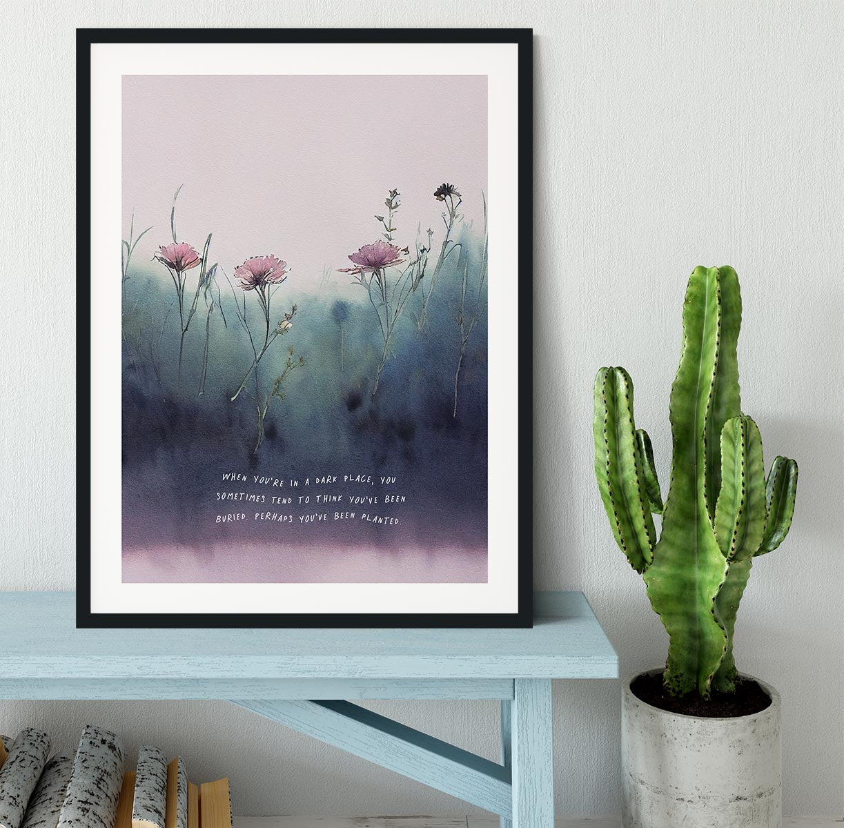 You Are Planted Framed Print - Canvas Art Rocks - 2