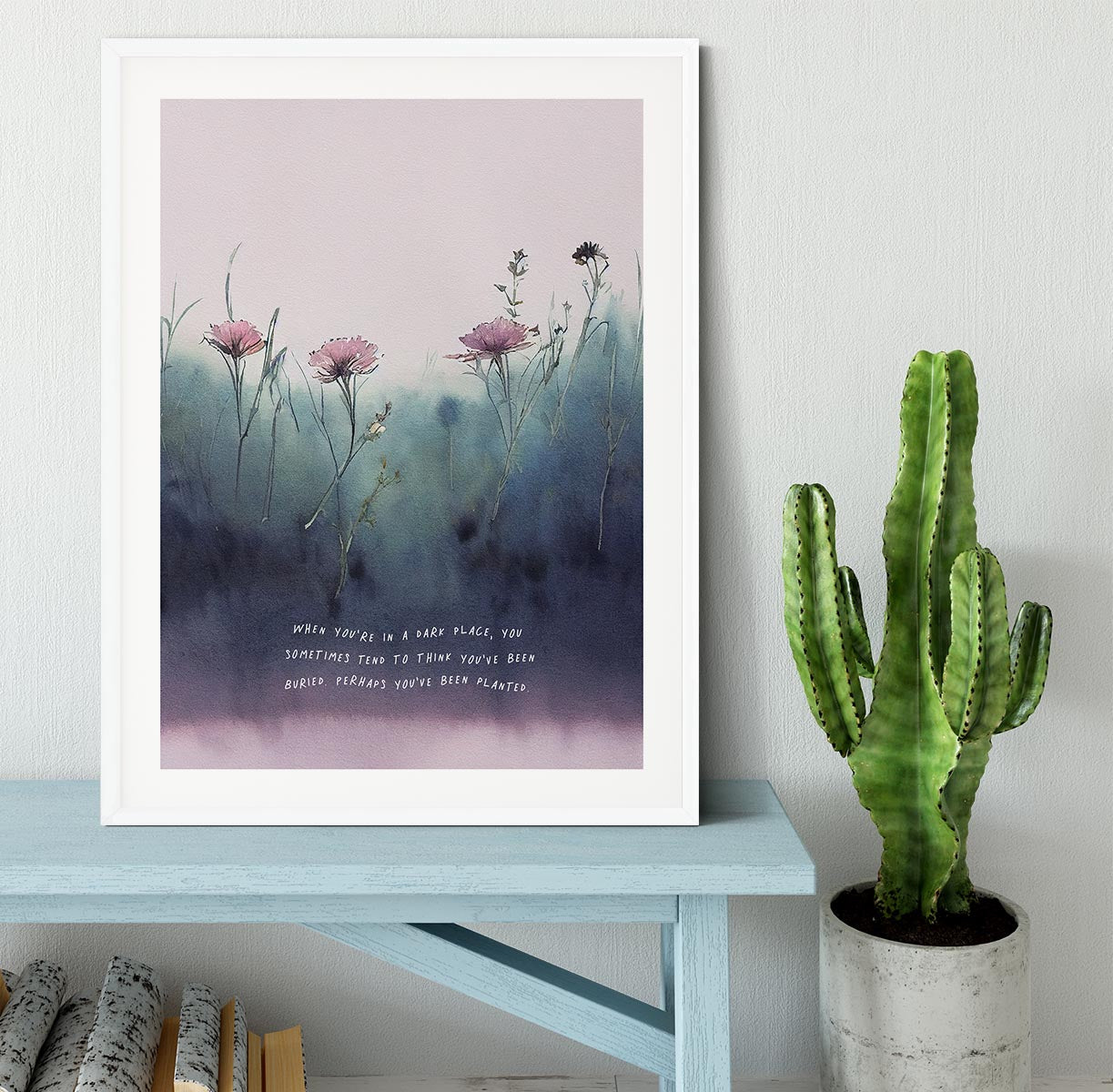 You Are Planted Framed Print - Canvas Art Rocks -6