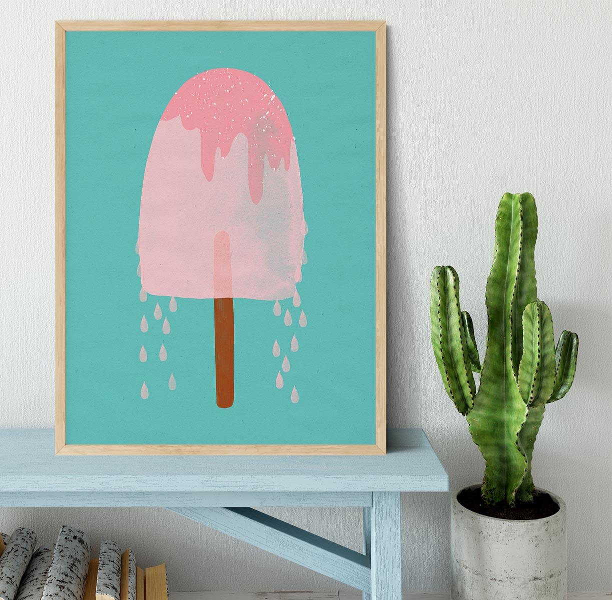 Yummy Ice Cream Framed Print - 1x - 4