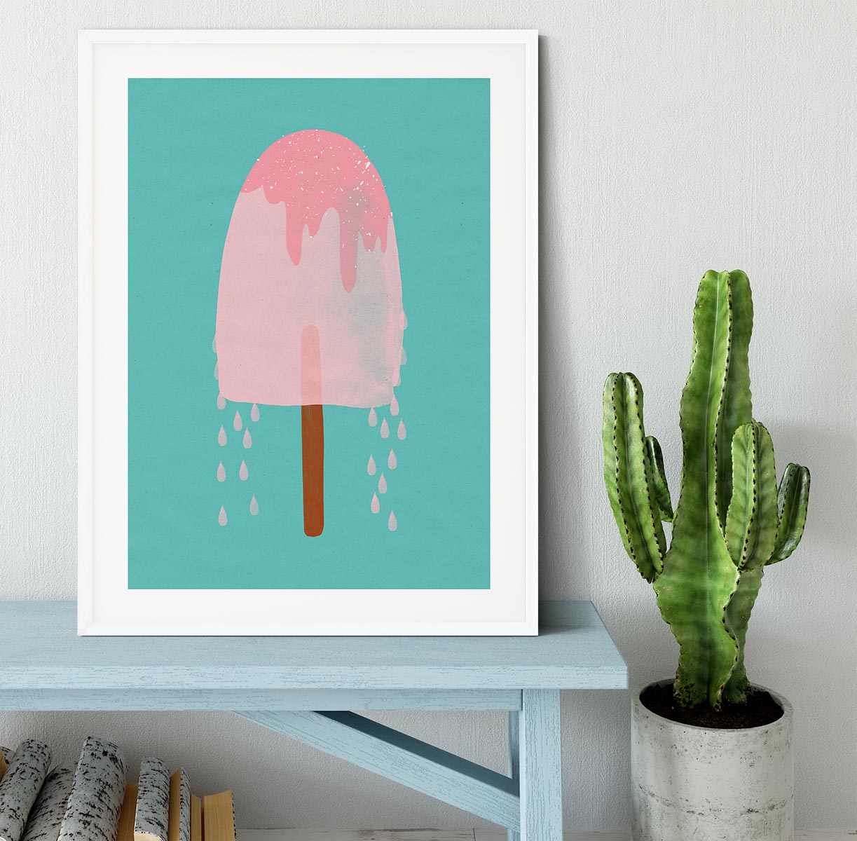 Yummy Ice Cream Framed Print - 1x - 5