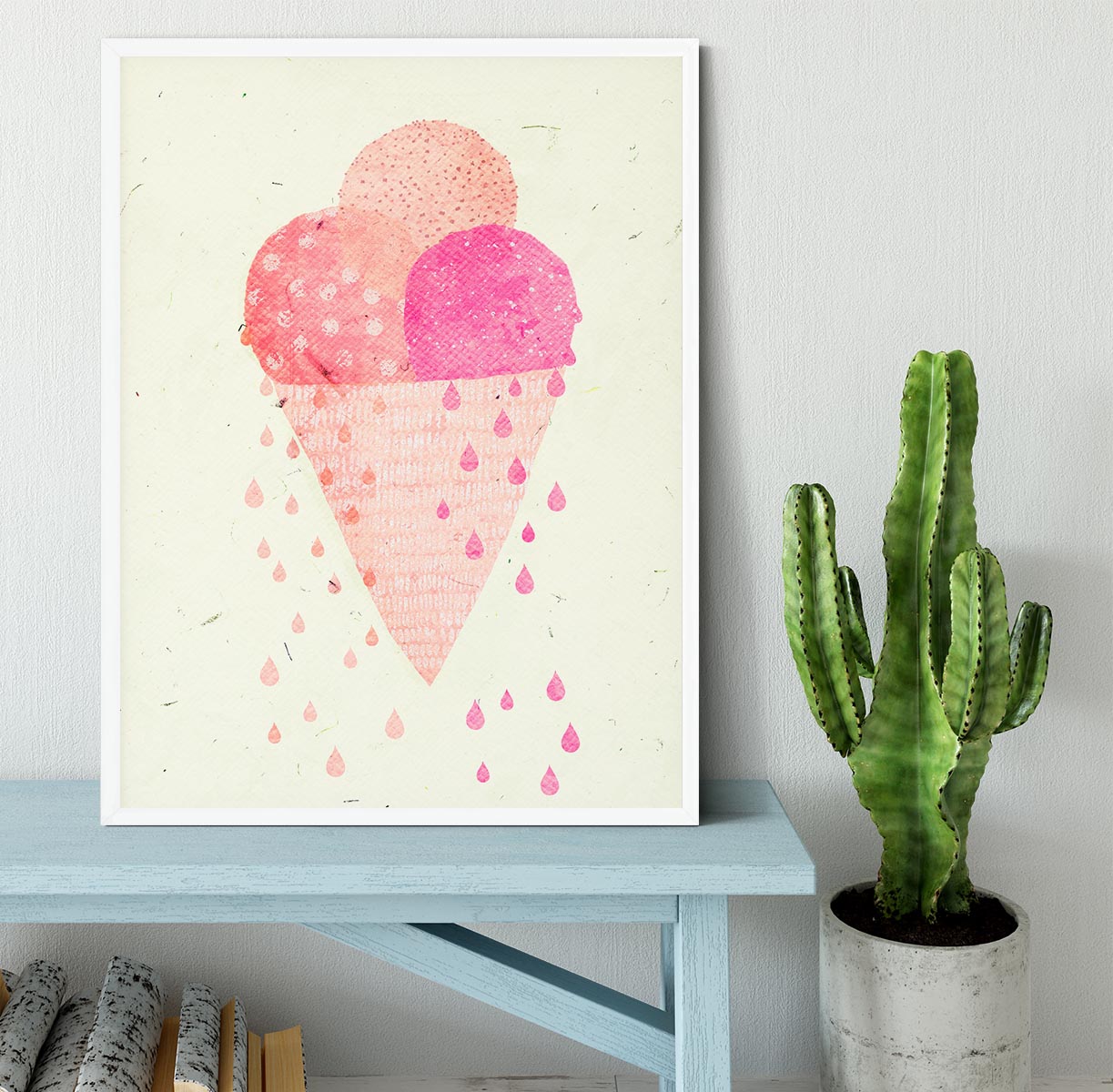 Yummy Ice Framed Print - 1x -6