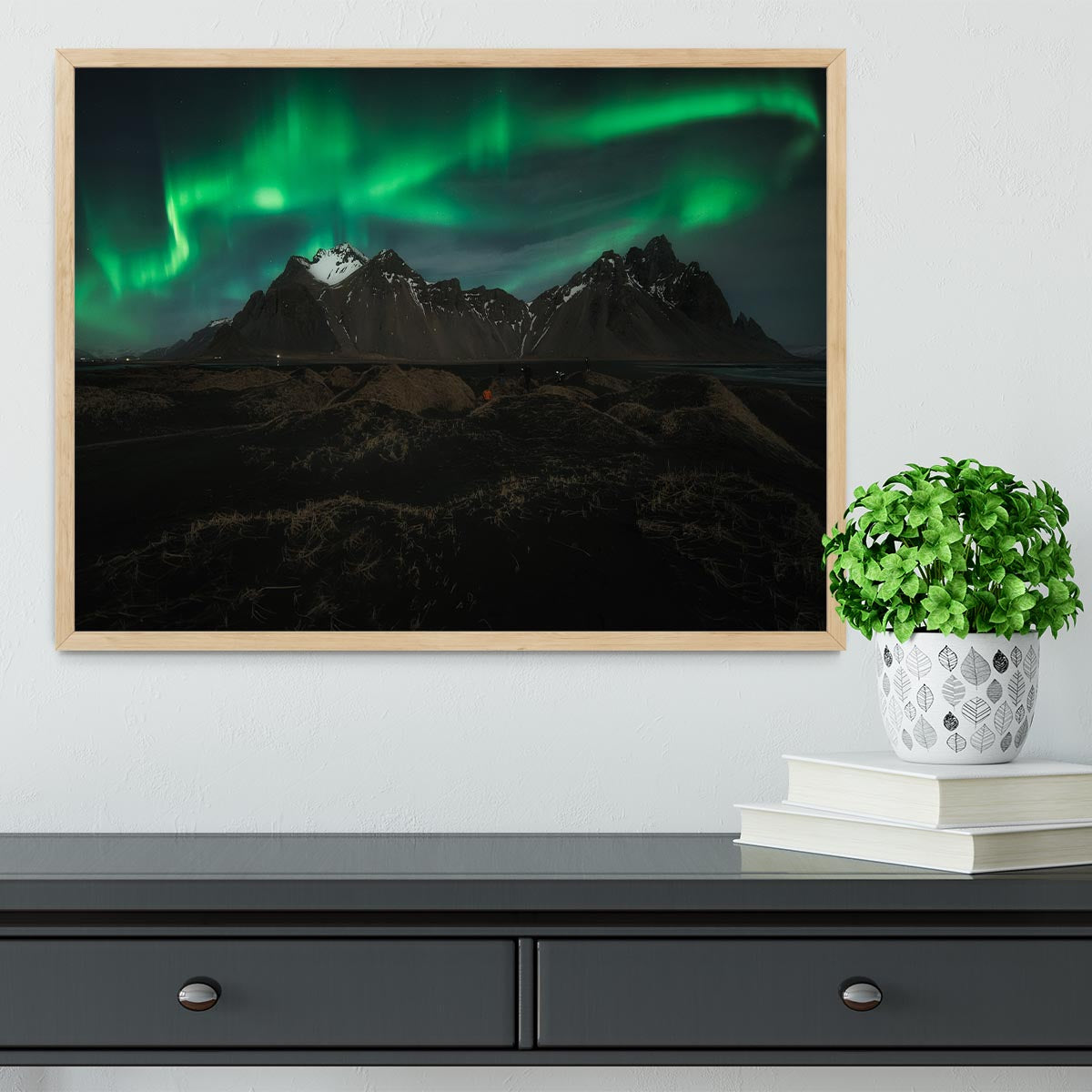 aurora borealis Framed Print - Canvas Art Rocks - 4