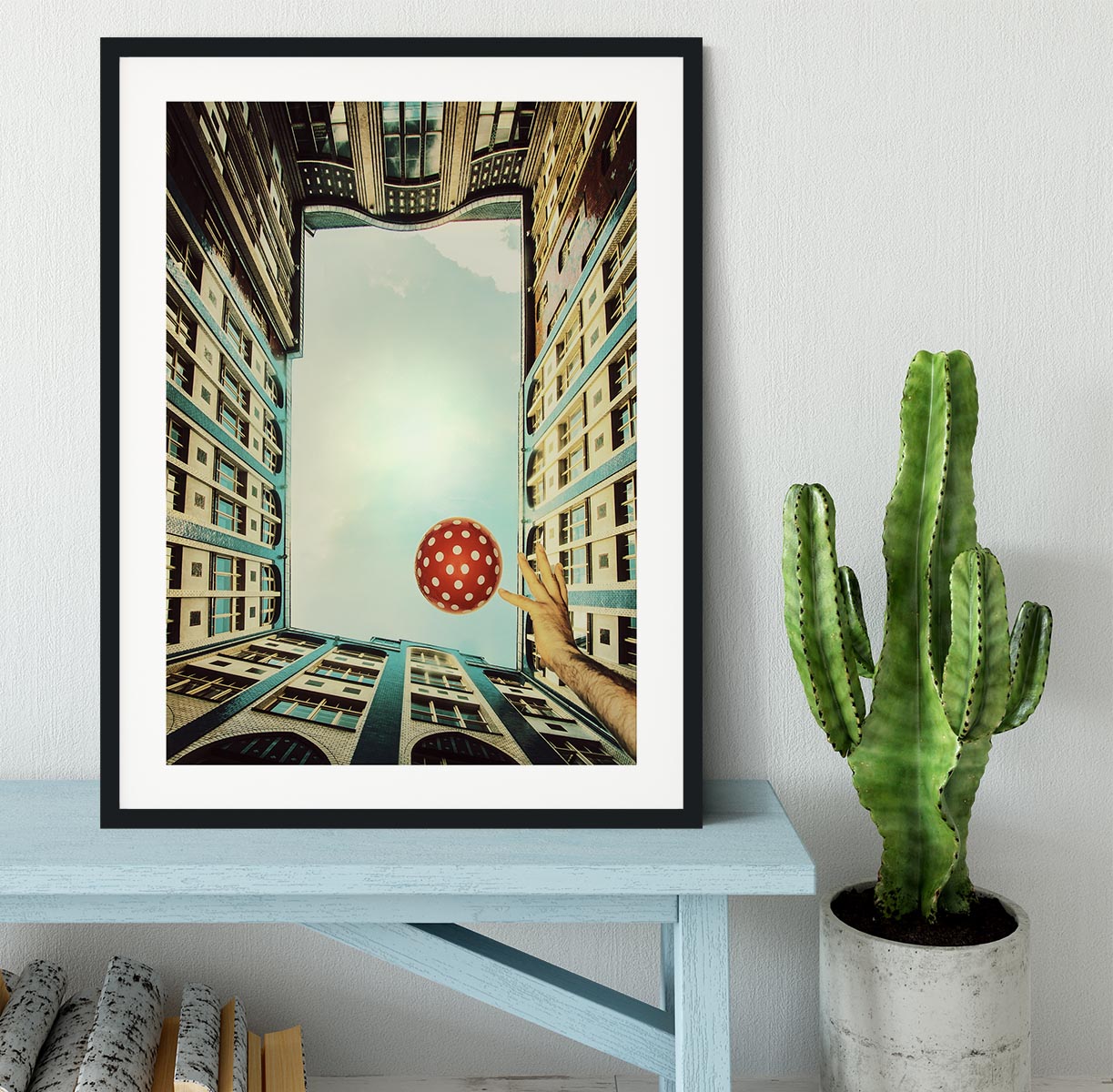 play it polka dot Framed Print - 1x - 1