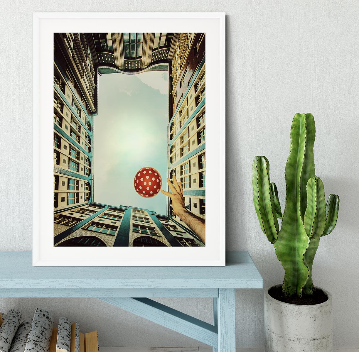 play it polka dot Framed Print - 1x - 5